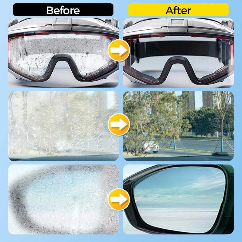 🚗 Anti-Fog Glass Coating Wiper – Easy Swipe-On Treatment for Car Windows, Mirrors & Visors
