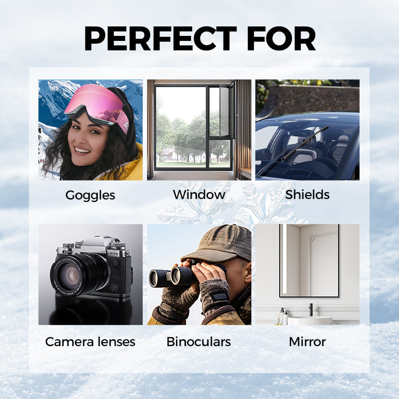 🚗 Anti-Fog Glass Coating Wiper – Easy Swipe-On Treatment for Car Windows, Mirrors & Visors