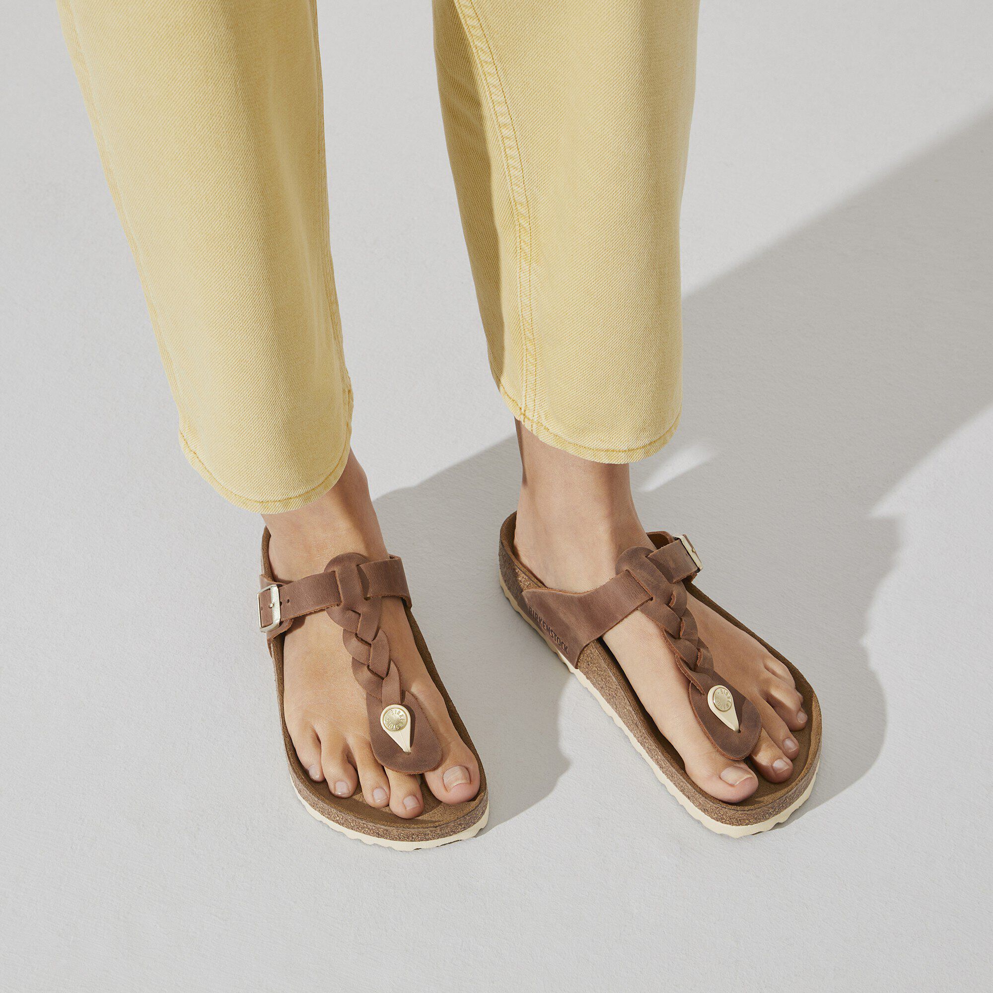지제 브레이디드 천연 오일드 가죽 - 코냑 - 1021355 - 이미지 4