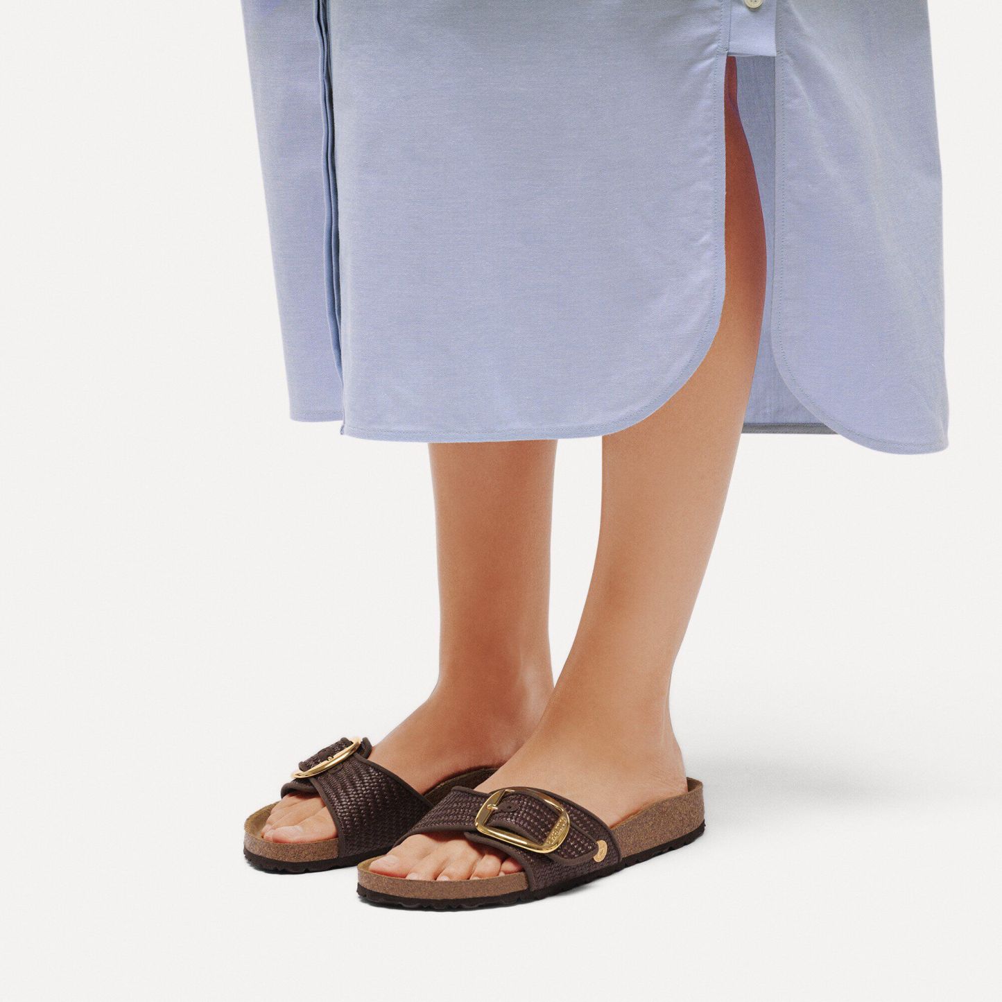 마드리드 빅 버클 라피아 텍스타일 - 라피아 카라페 - 1031417 - 이미지 7