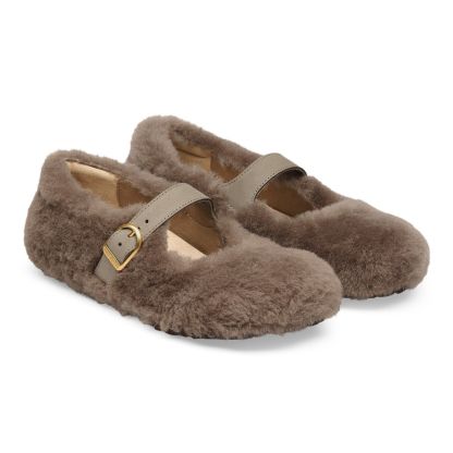 산타 클라리타 - Shearling Cover Upper Gray Taupe - 6