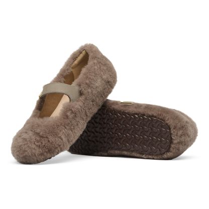 산타 클라리타 - Shearling Cover Upper Gray Taupe - 5