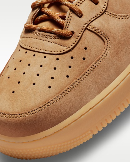 나이키 에어 포스 1 미드 ‘07 남성 신발 - 플랙스/검 라이트 브라운/블랙/휘트