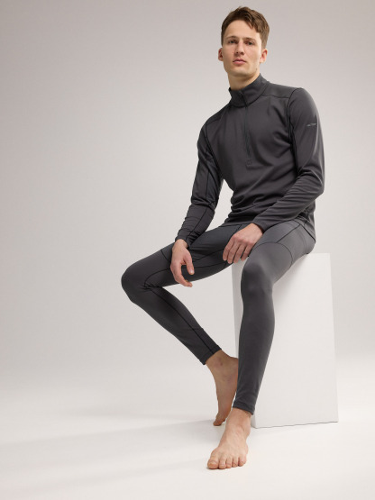[FW23] 로 하이브리드 1/2 짚 남성 - GRAPHITE - 3