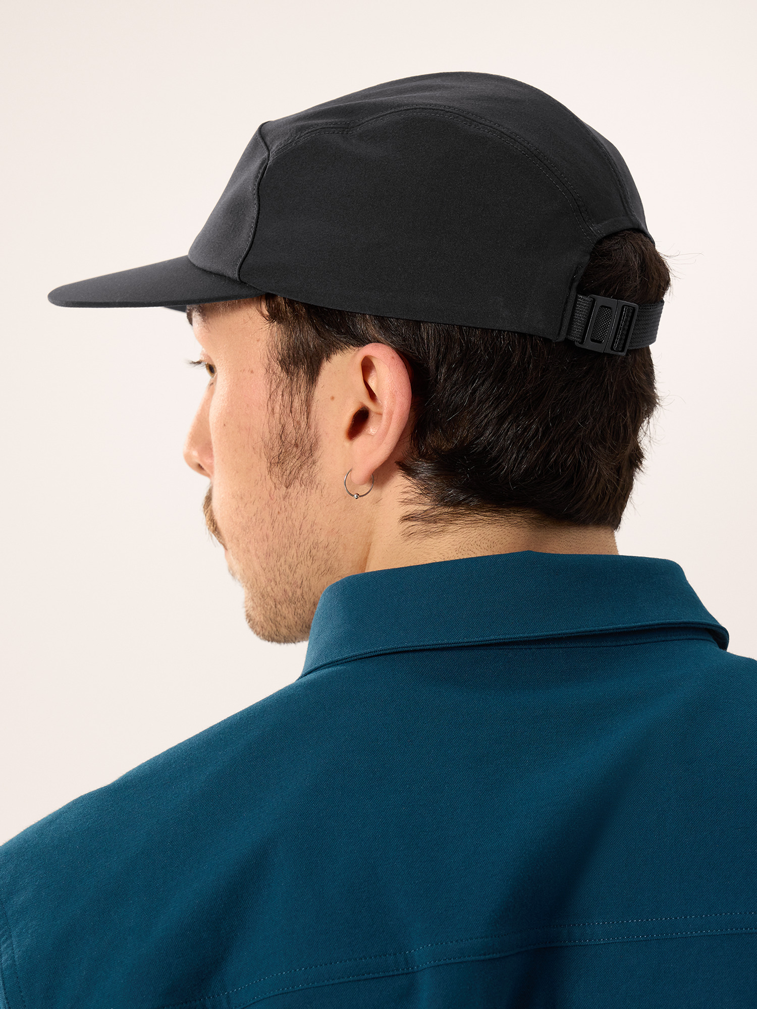 감마 5 패널 캡 - BLACK / ARCTIC SILK - 4