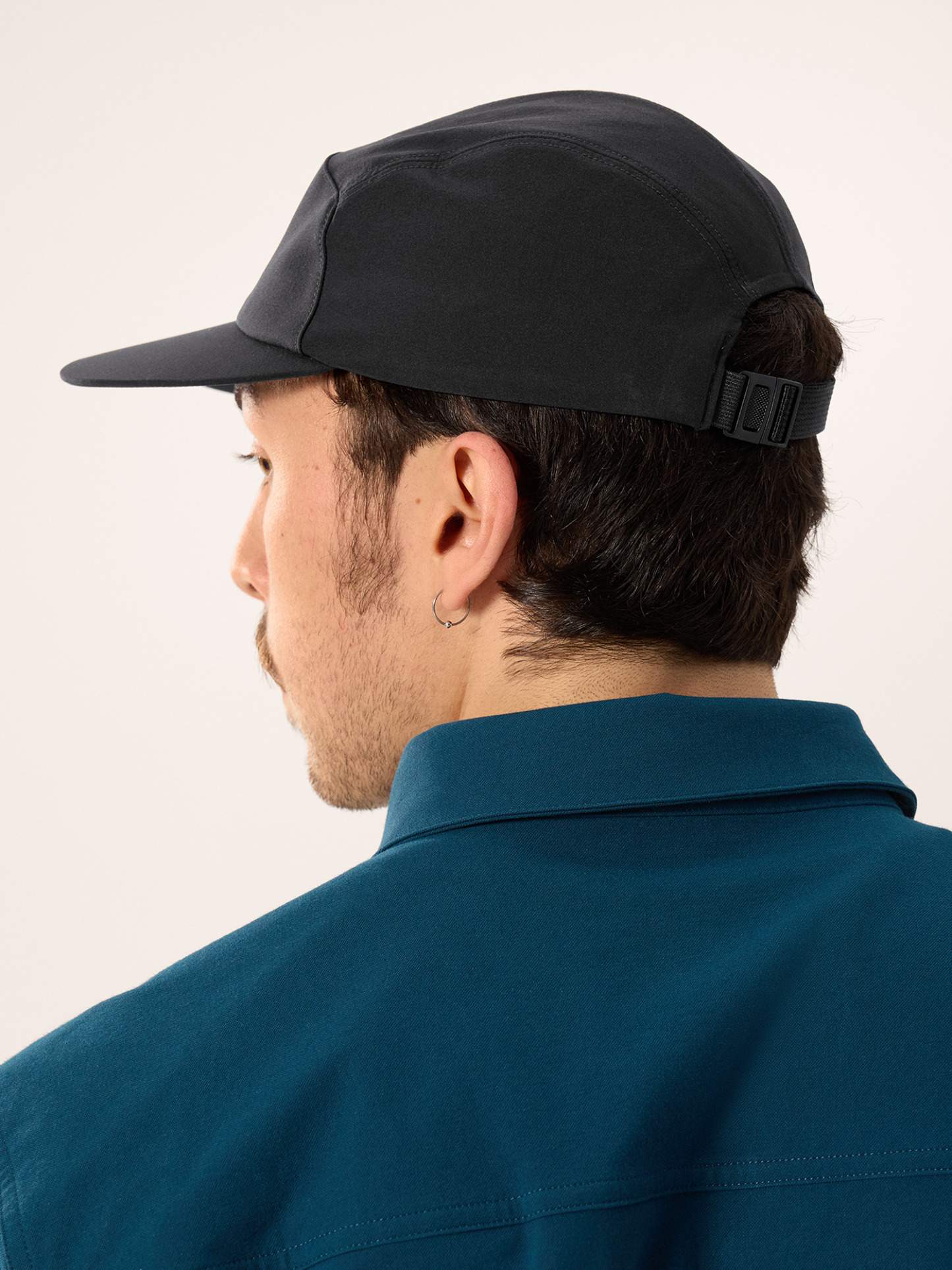 감마 5 패널 캡 - BLACK / ARCTIC SILK - 4