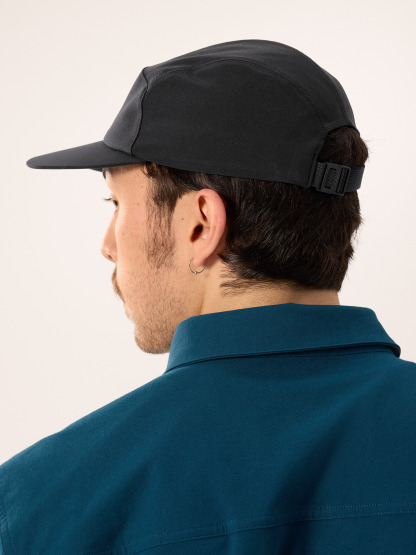 감마 5 패널 캡 - BLACK / ARCTIC SILK - 4