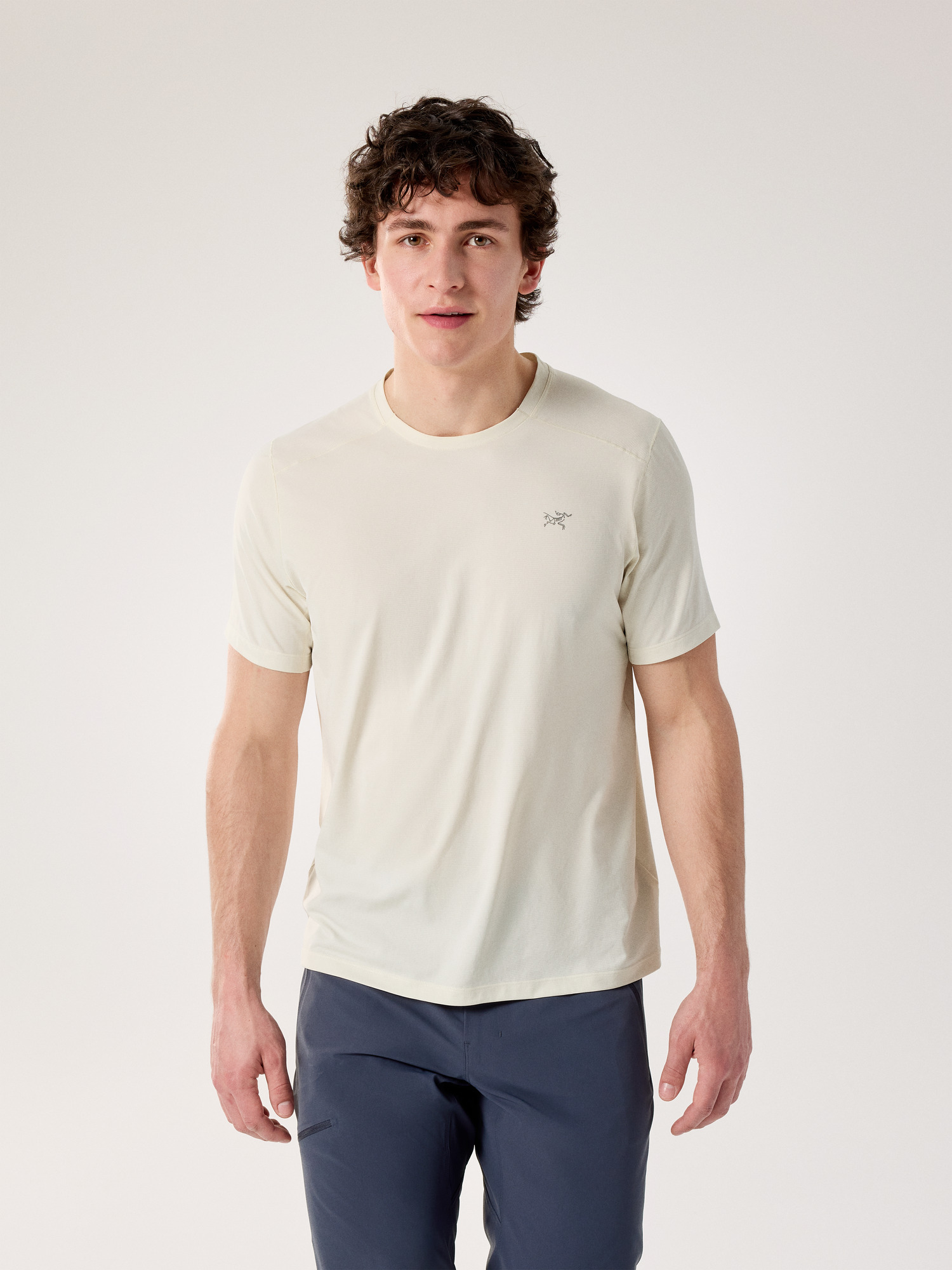 코막 크루 넥 셔츠 SS 남성 - ARCTIC SILK HEATHER II - 1