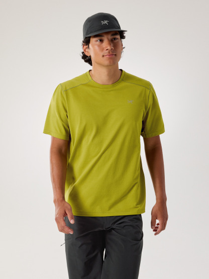 코막 크루 넥 셔츠 SS 남성 - OLIVE MOSS HEATHER - 1