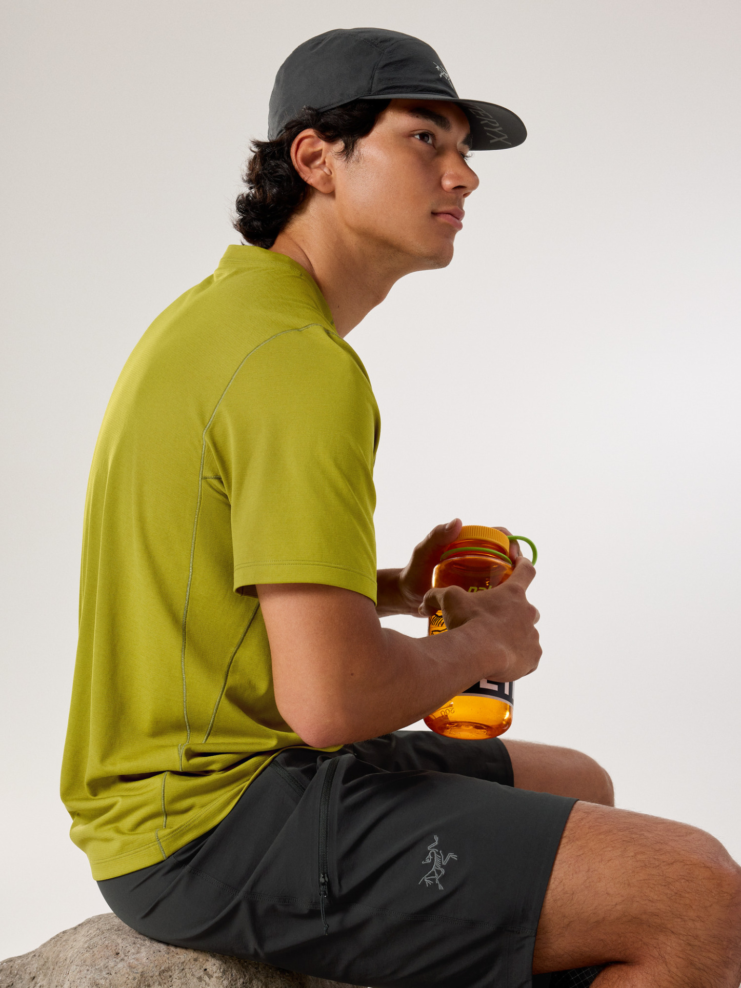 코막 크루 넥 셔츠 SS 남성 - OLIVE MOSS HEATHER - 2