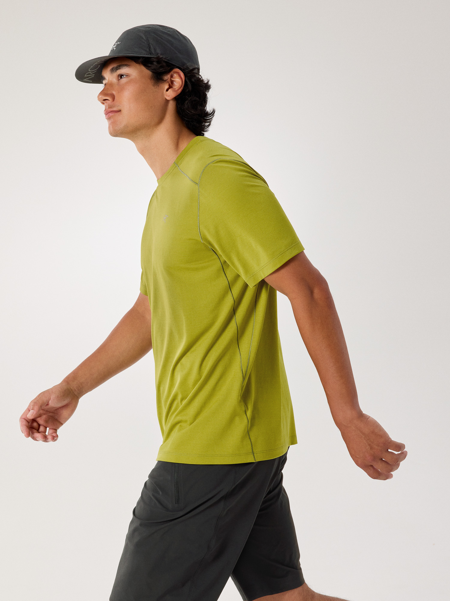 코막 크루 넥 셔츠 SS 남성 - OLIVE MOSS HEATHER - 5