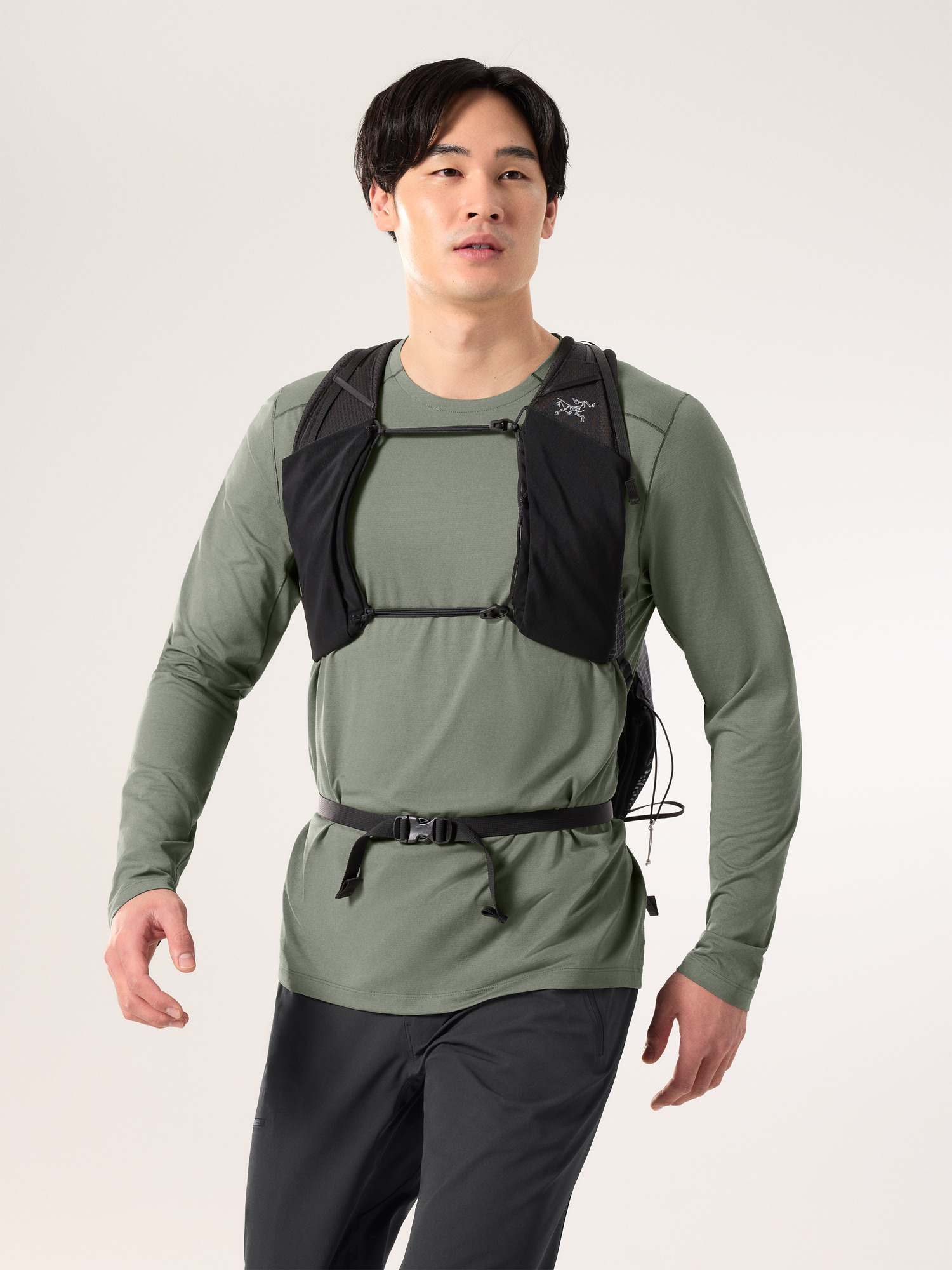 코막 크루 넥 셔츠 LS 남성 - FORAGE HEATHER - 2