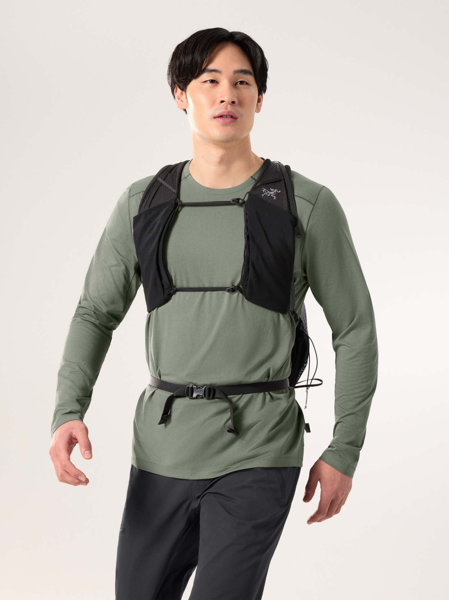 코막 크루 넥 셔츠 LS 남성 - FORAGE HEATHER - 2