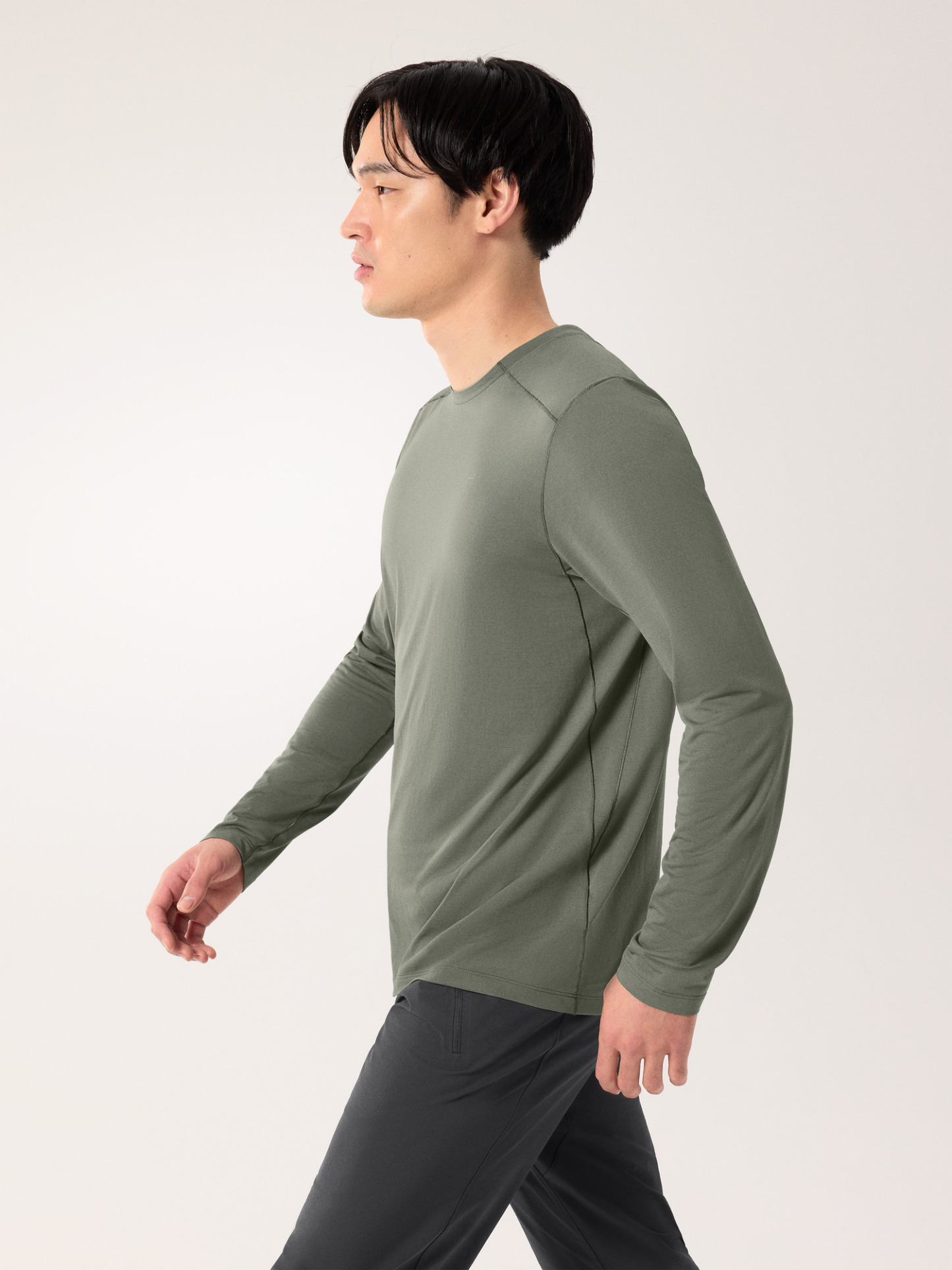 코막 크루 넥 셔츠 LS 남성 - FORAGE HEATHER - 5