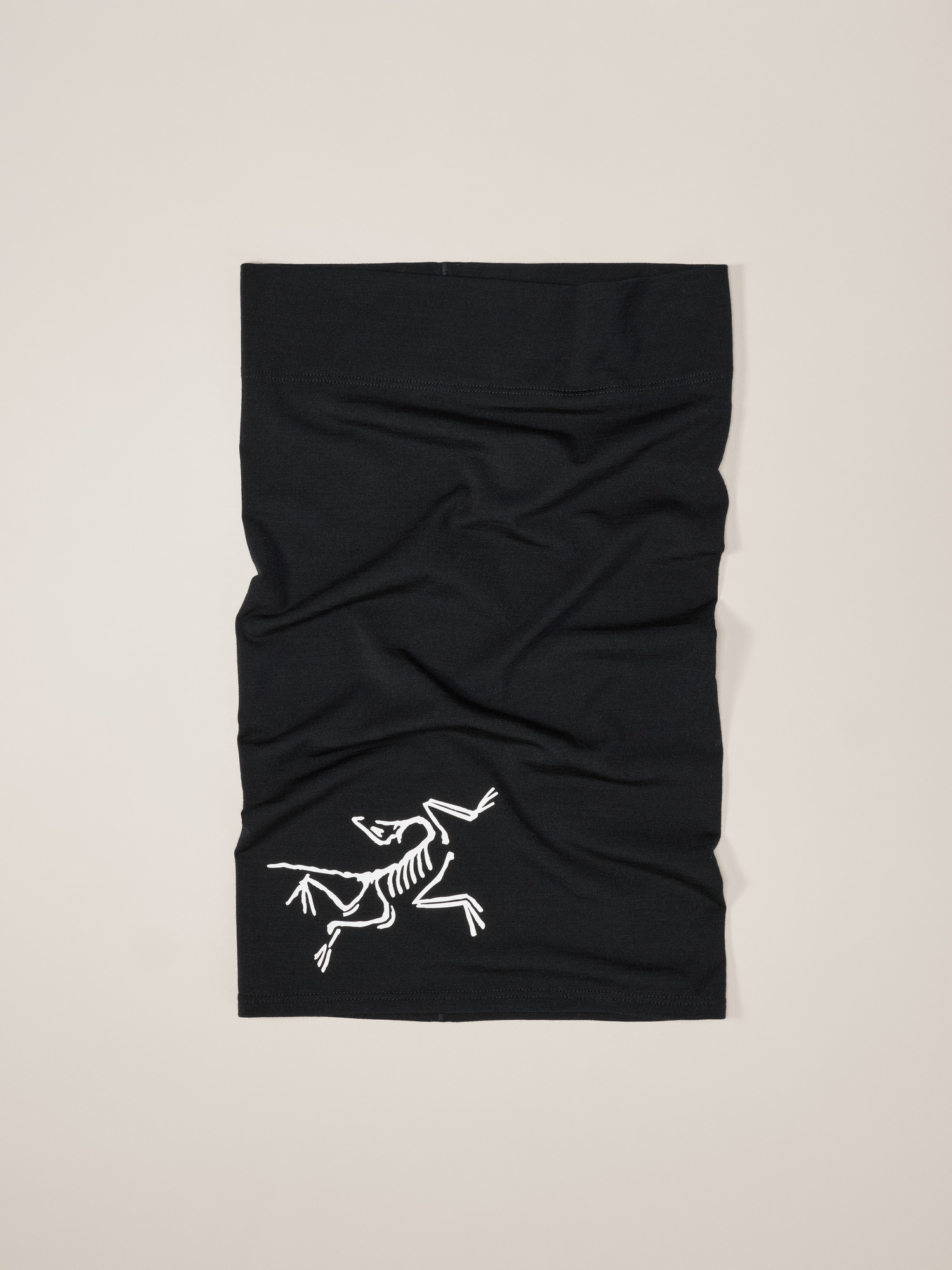 사토로 메리노 넥 게이터 - BLACK / ARCTIC SILK - 2