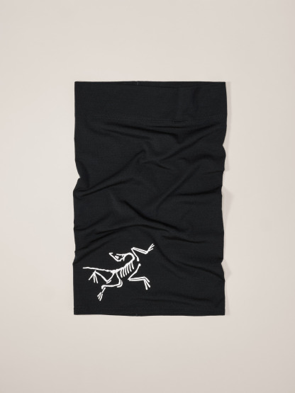 사토로 메리노 넥 게이터 - BLACK / ARCTIC SILK - 2