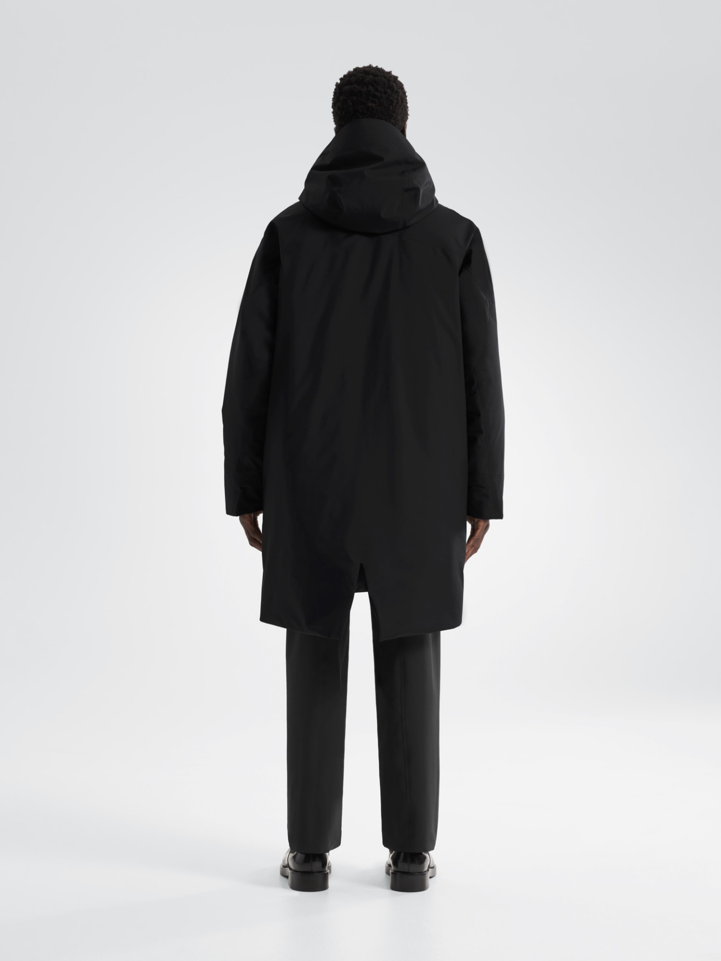 모니터 다운 코트 남성 - BLACK - 4