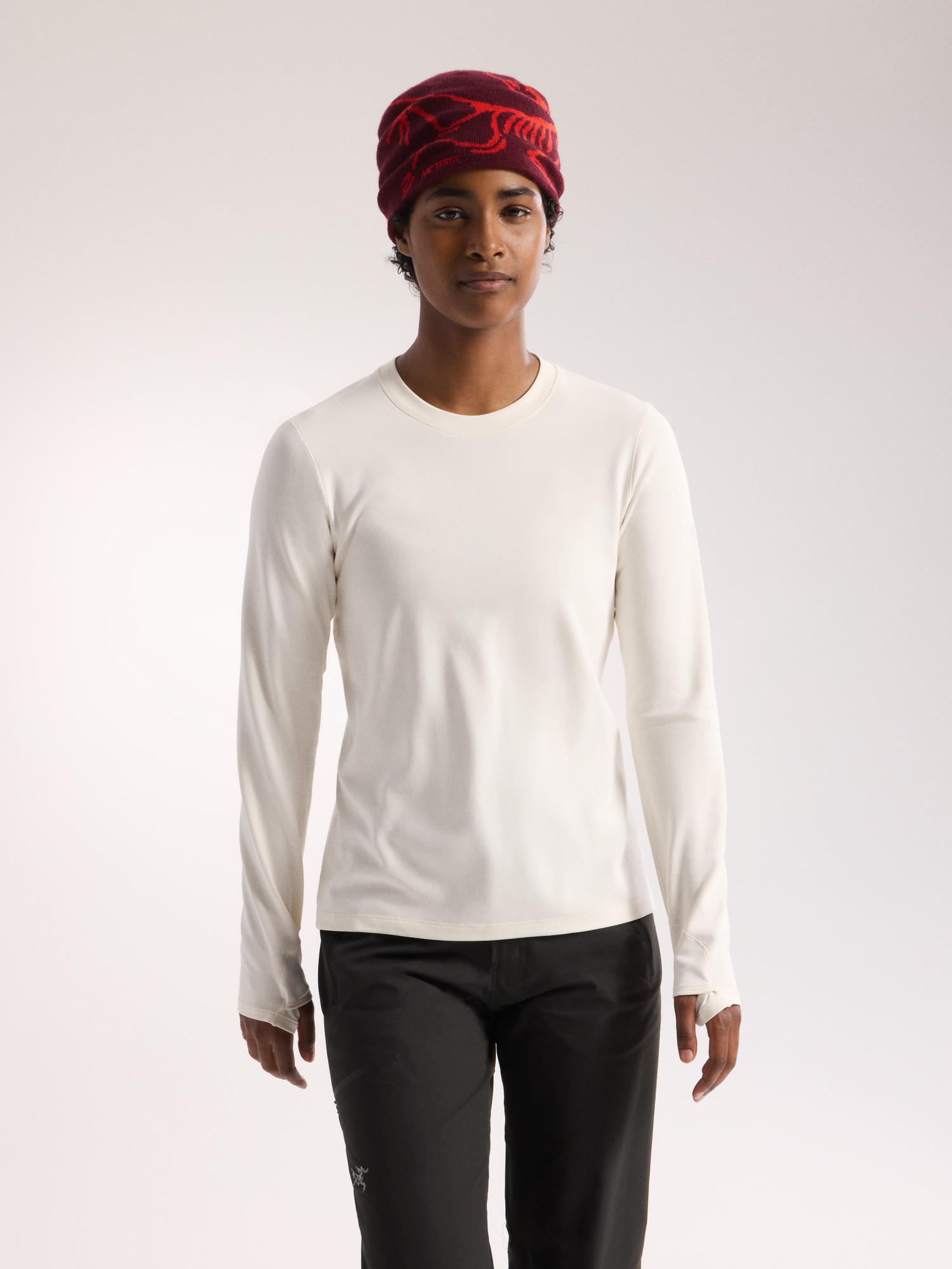 테마 써멀 크루 넥 셔츠 LS 여성 - ARCTIC SILK HEATHER - 1