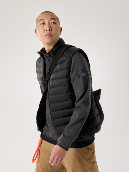 커버트 1/2 짚 넥 남성 - BLACK HEATHER II - 2