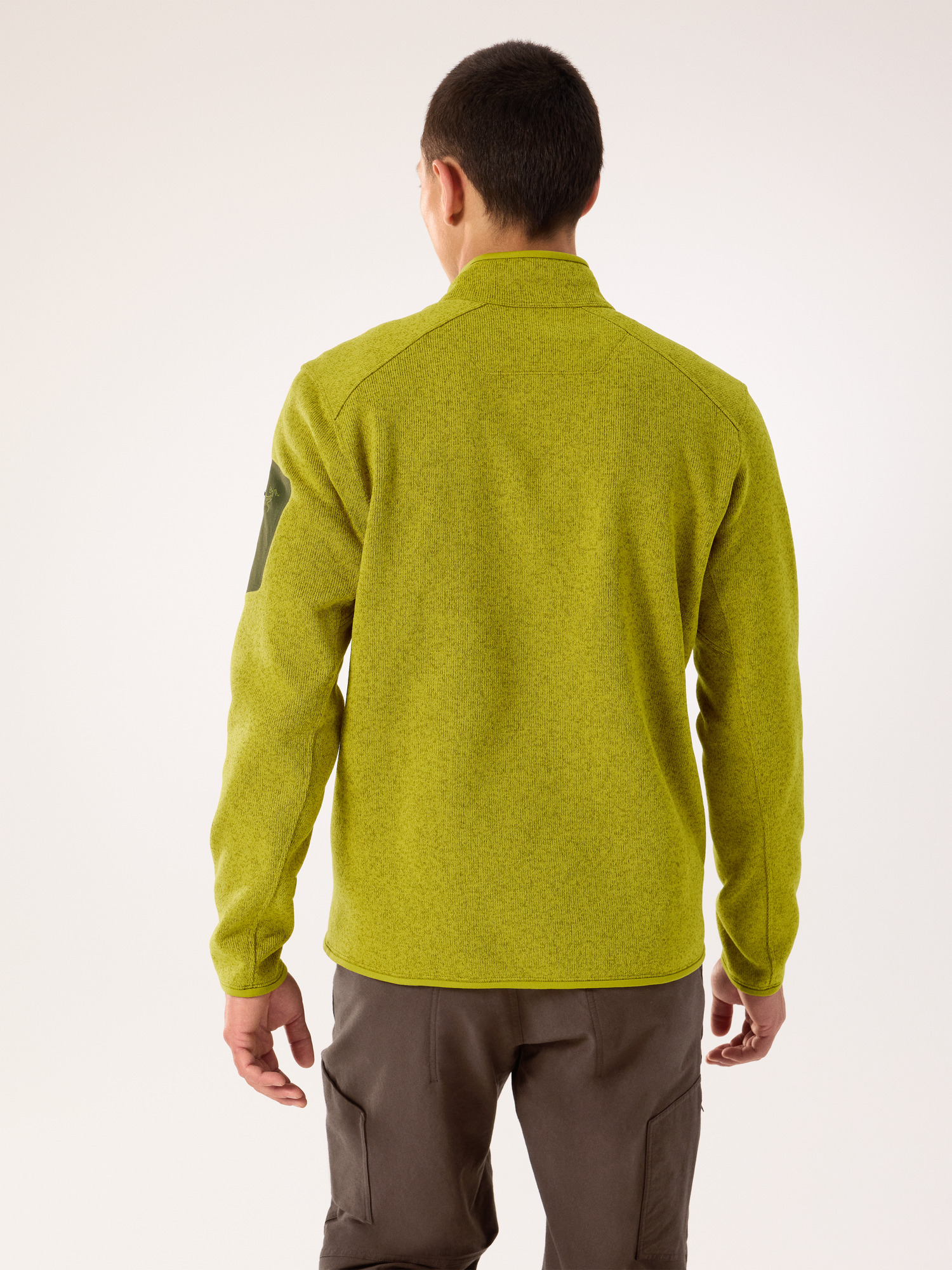 커버트 1/2 짚 넥 남성 - OLIVE MOSS HEATHER - 4