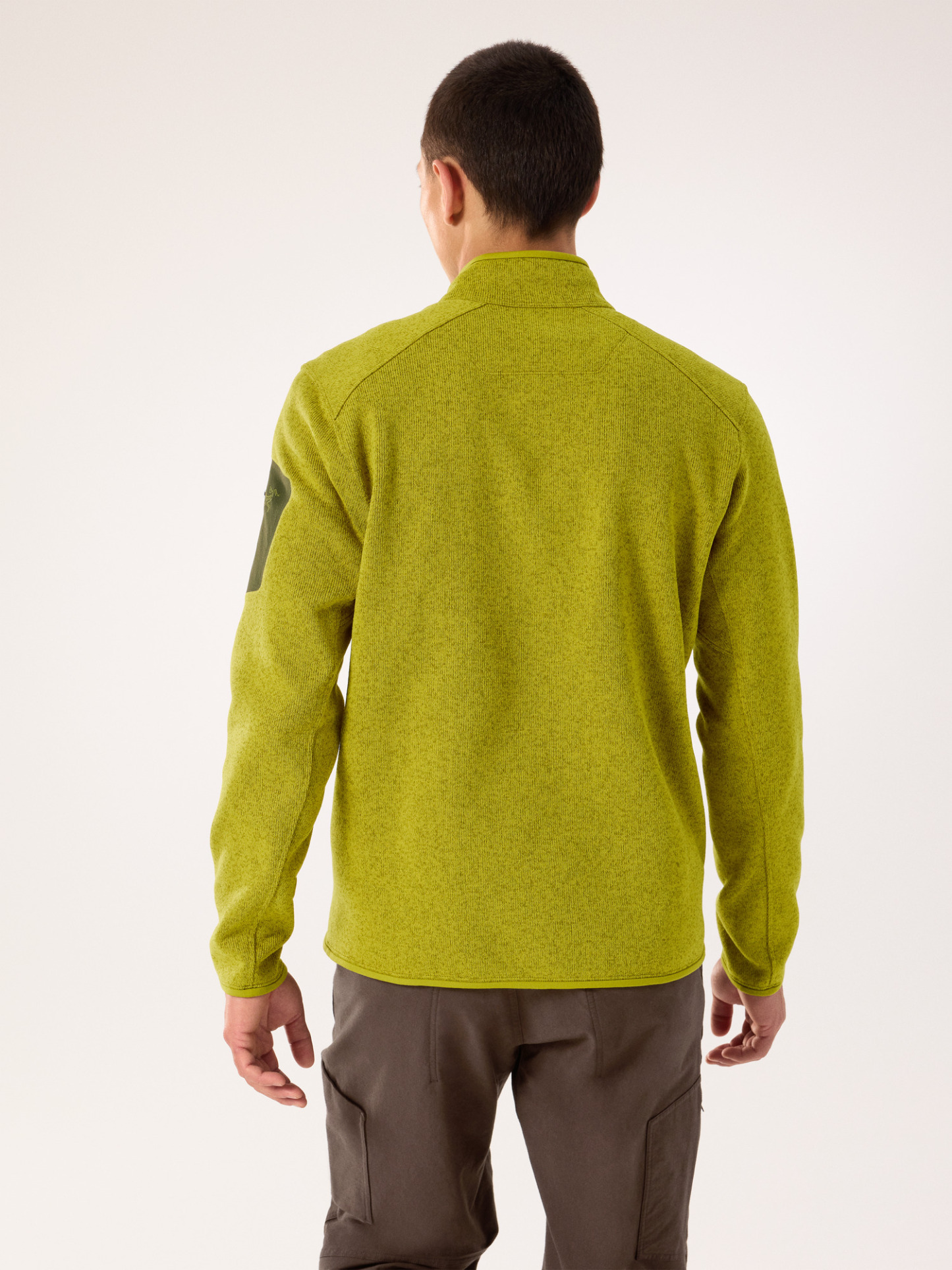 커버트 1/2 짚 넥 남성 - OLIVE MOSS HEATHER - 4