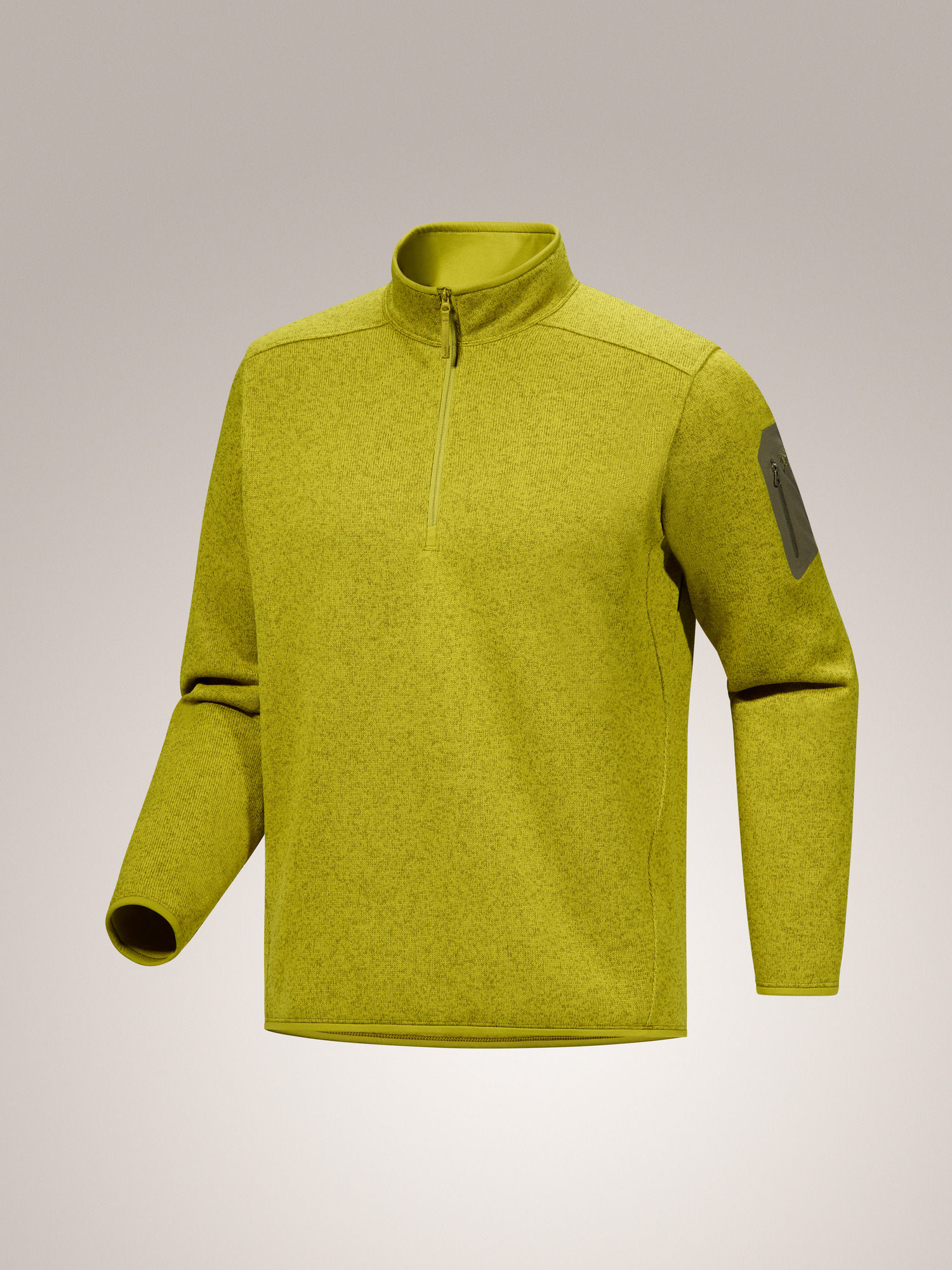 커버트 1/2 짚 넥 남성 - OLIVE MOSS HEATHER - 6