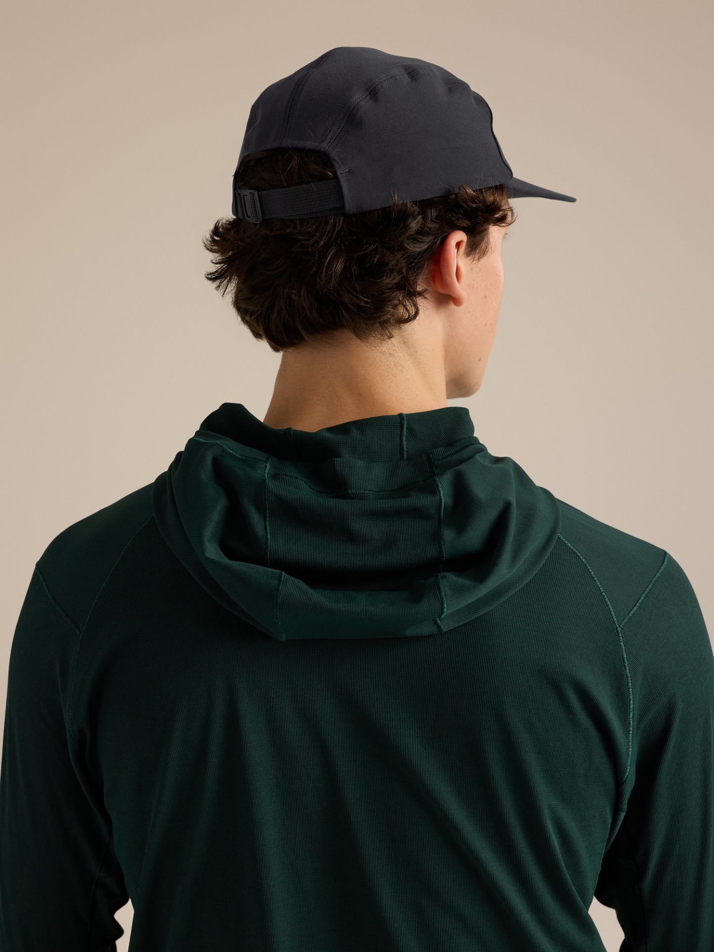 감마 5 패널 캡 - BLACK / ARCTIC SILK - 4