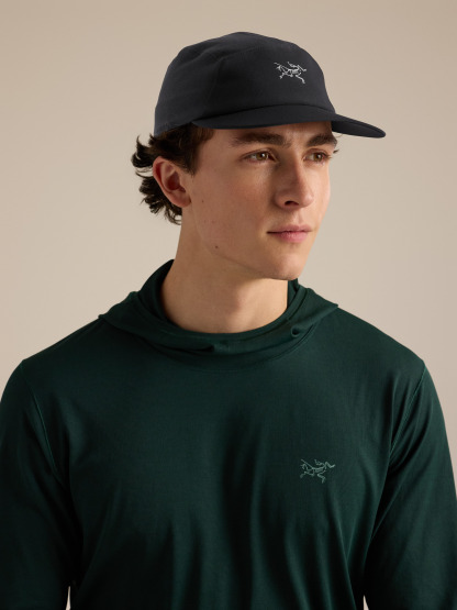 감마 5 패널 캡 - BLACK / ARCTIC SILK - 1