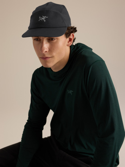 감마 5 패널 캡 - BLACK / ARCTIC SILK - 3