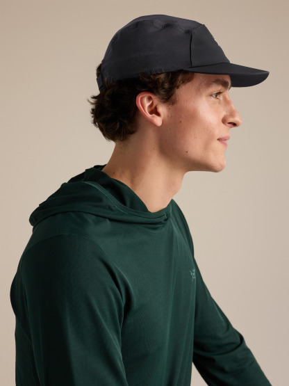 감마 5 패널 캡 - BLACK / ARCTIC SILK - 5