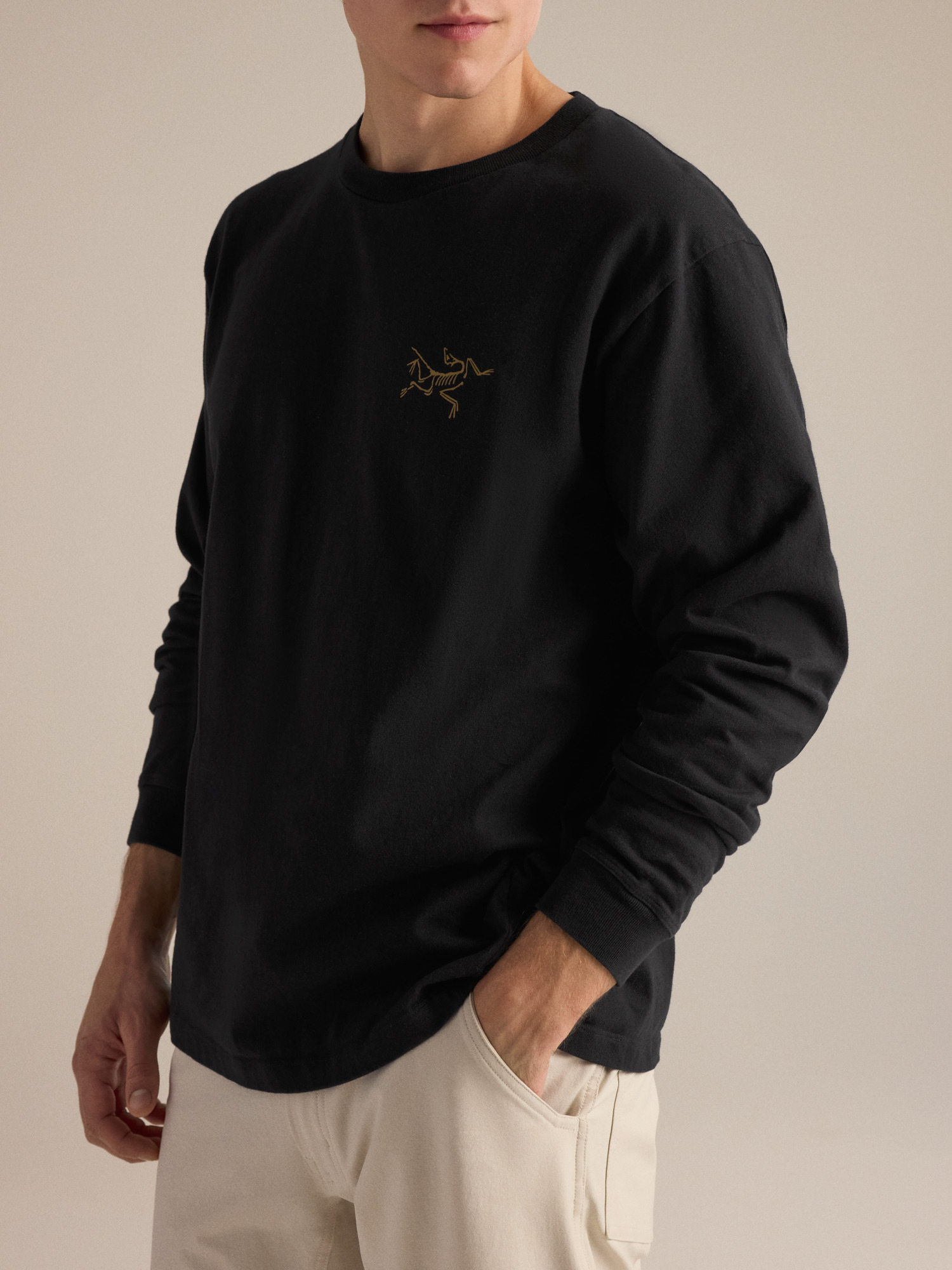 크래그 코튼 셔츠 LS 남성 - 24K BLACK - 7