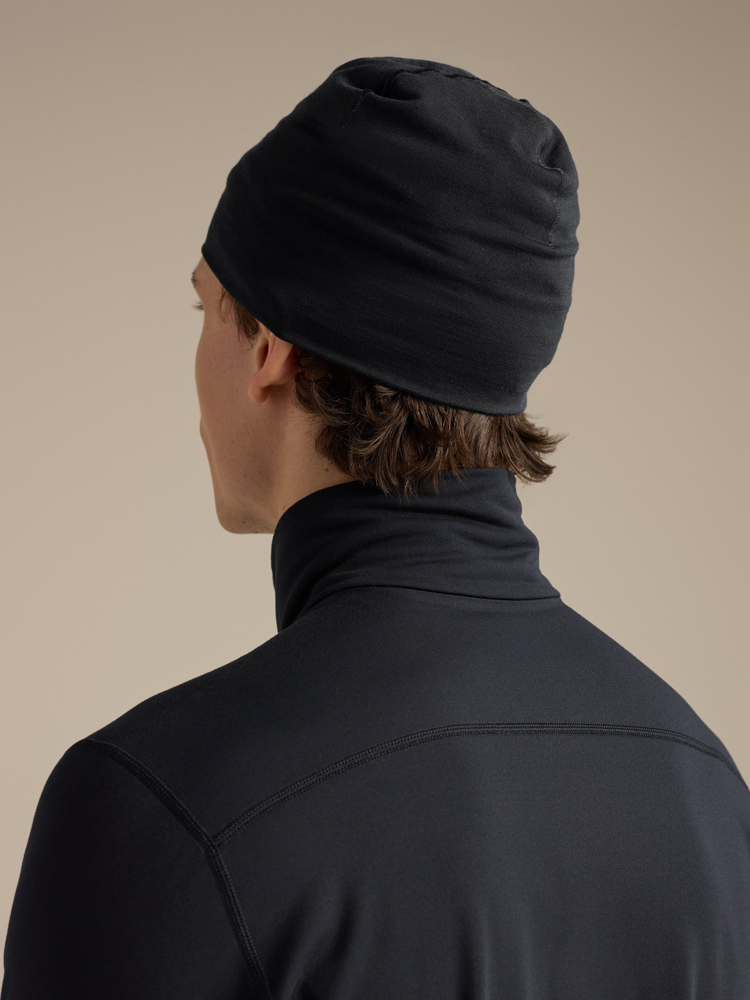 사토로 메리노 토크 - BLACK / ARCTIC SILK - 4