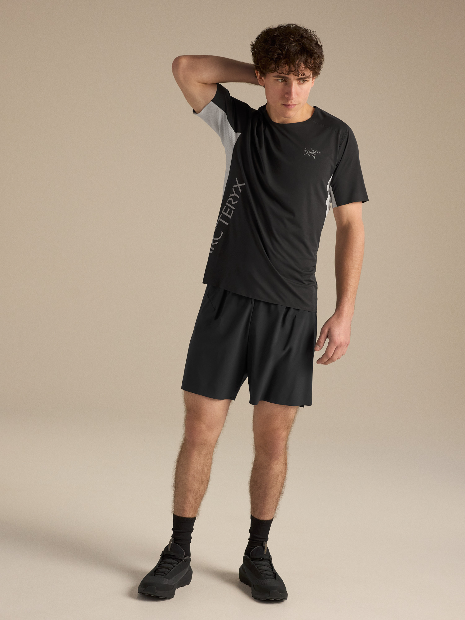 노반 다운워드 로고 셔츠 SS 남성 - BLACK / SOLITUDE - 7