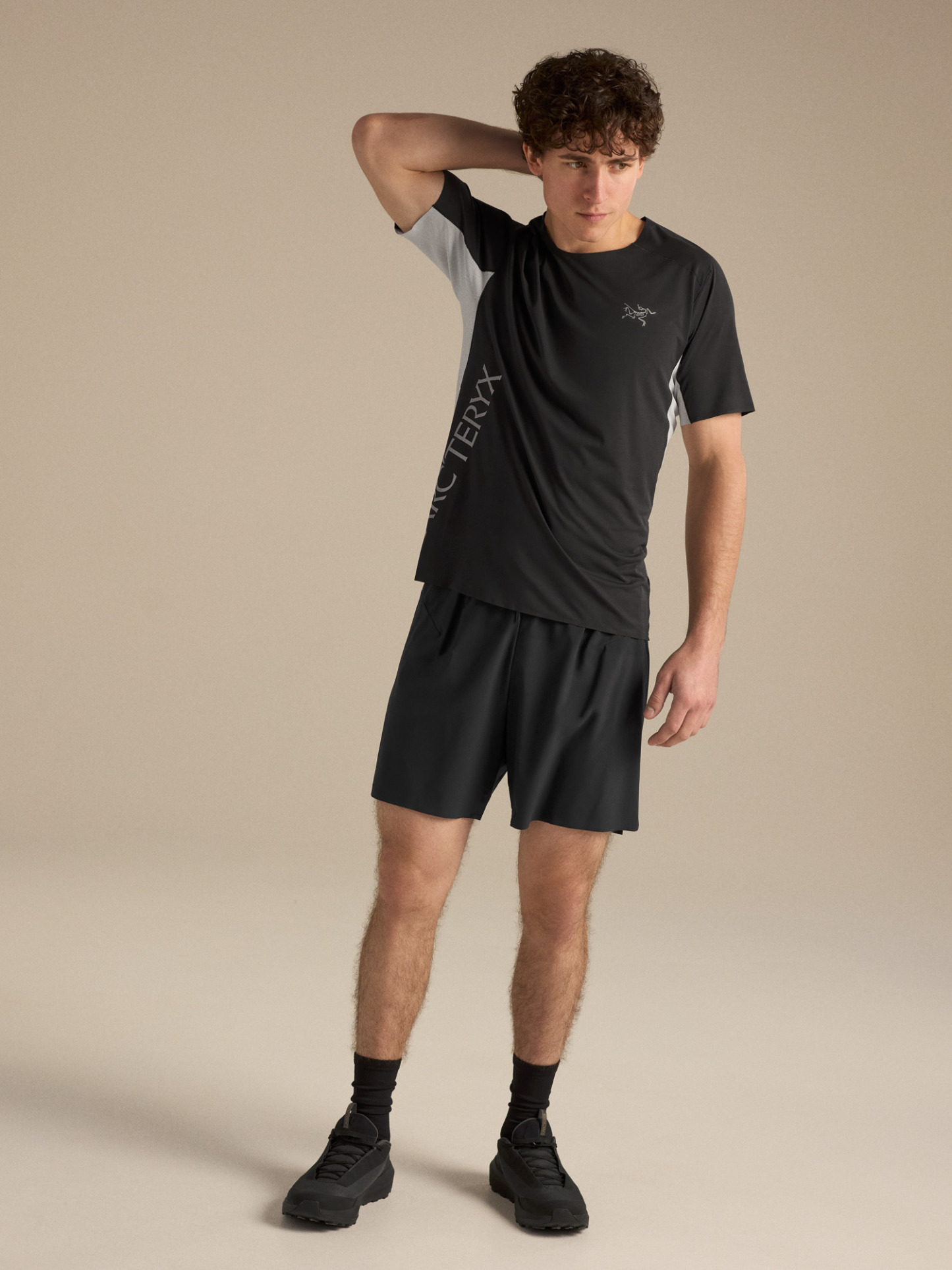 노반 다운워드 로고 셔츠 SS 남성 - BLACK / SOLITUDE - 7