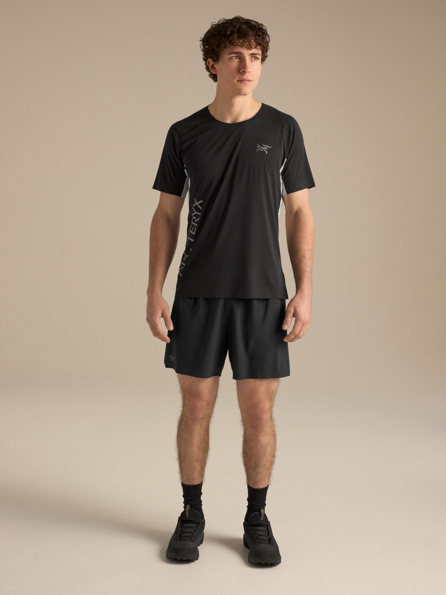 노반 다운워드 로고 셔츠 SS 남성 - BLACK / SOLITUDE - 3