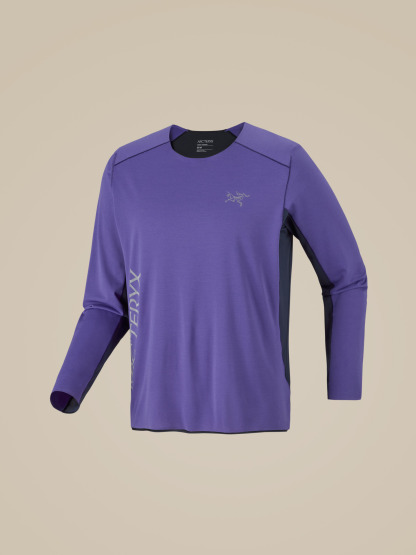 노반 다운워드 로고 셔츠 LS 남성 - BLURPLE / BLK SAPPHIRE - 6