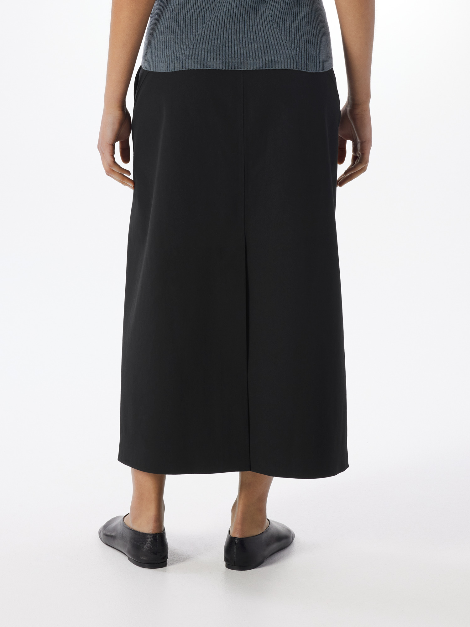 세린 울 스커트 여성 - BLACK - 4
