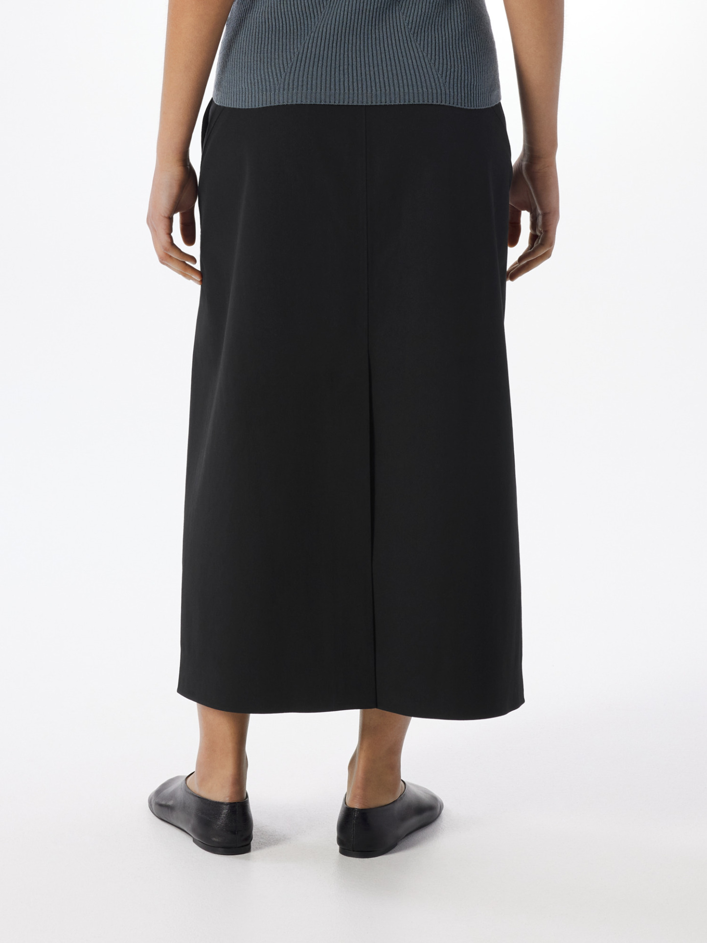 세린 울 스커트 여성 - BLACK - 4