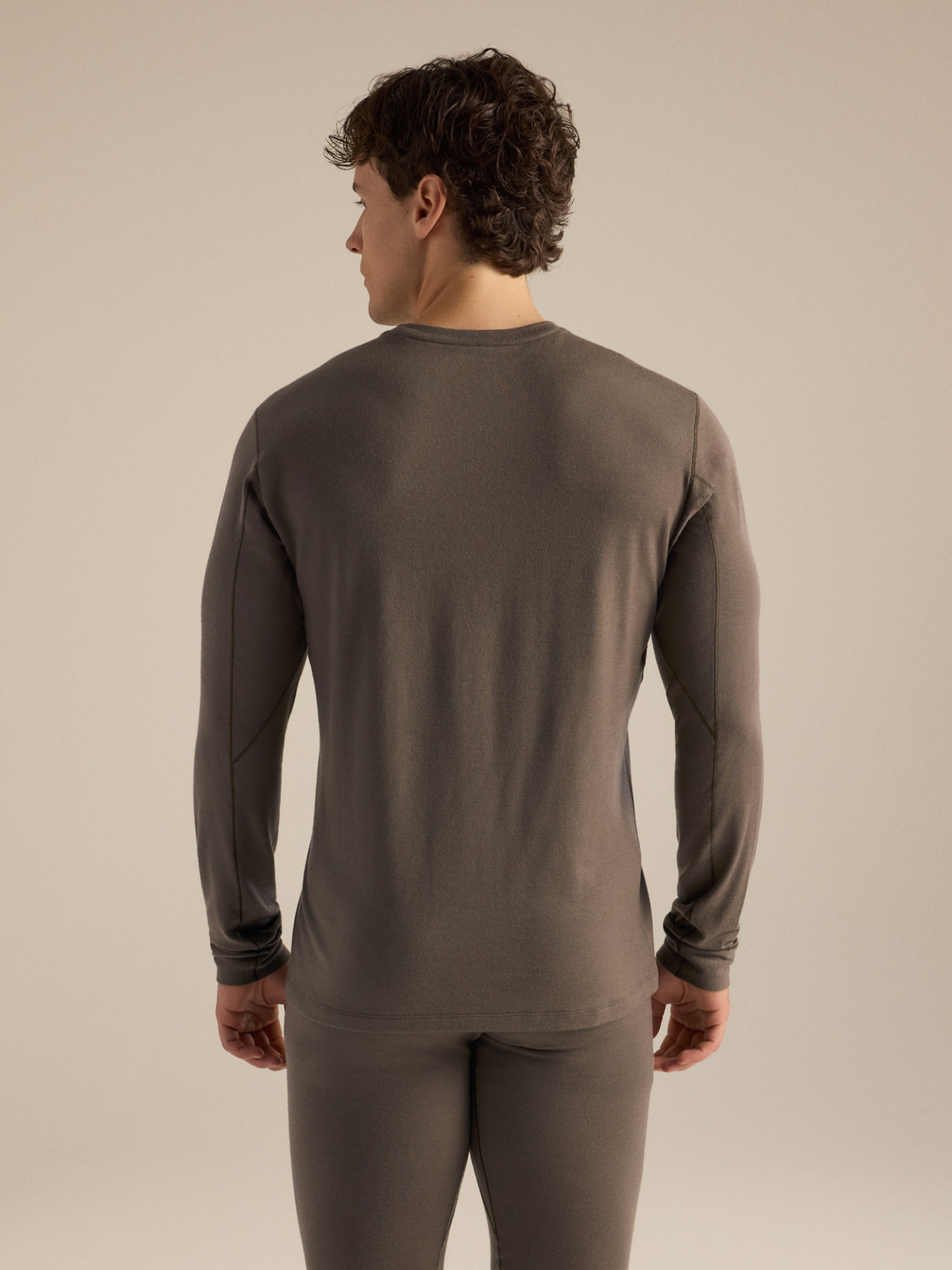 사토로 메리노 울 크루 넥 LS 남성 - MONGOOSE - 4