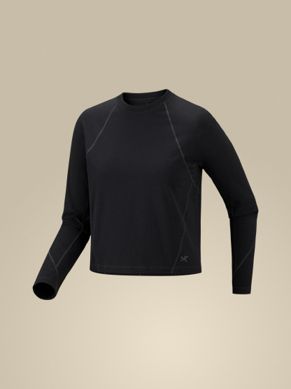 룰라 T-셔츠 LS 여성 - BLACK / CLOUD - 6