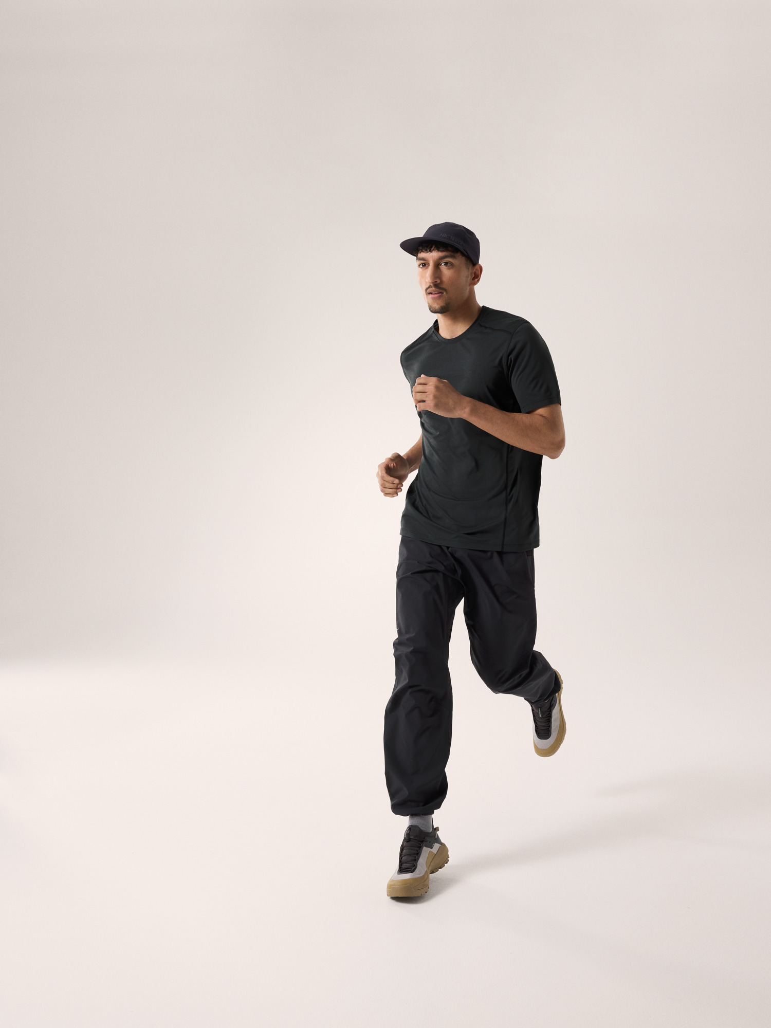 모투스 크루 넥 셔츠 SS 남성 - BLACK HEATHER - 3