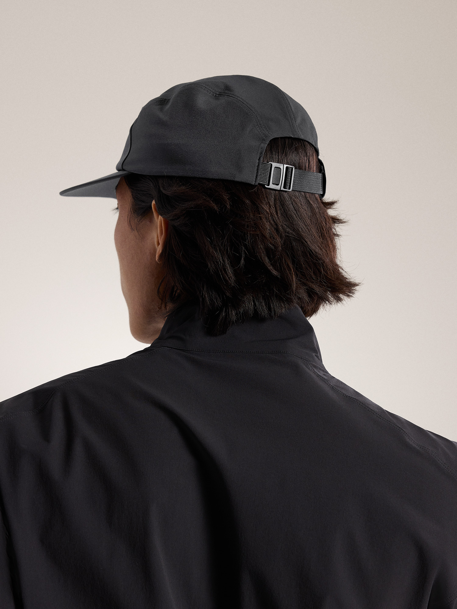 감마 5 패널 캡 - BLACK / ARCTIC SILK - 4