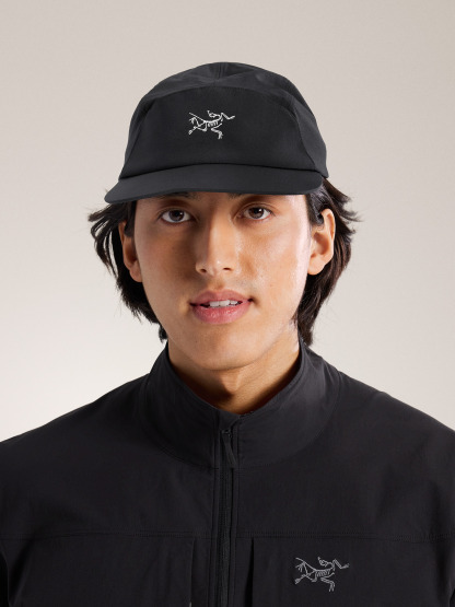 감마 5 패널 캡 - BLACK / ARCTIC SILK - 1