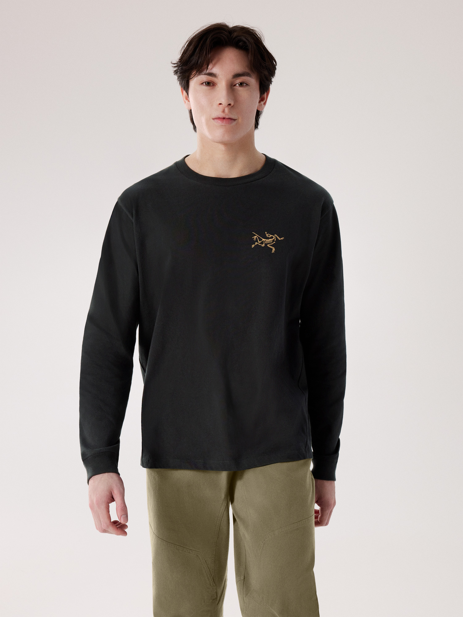 크래그 코튼 셔츠 LS 남성 - 24K BLACK - 1