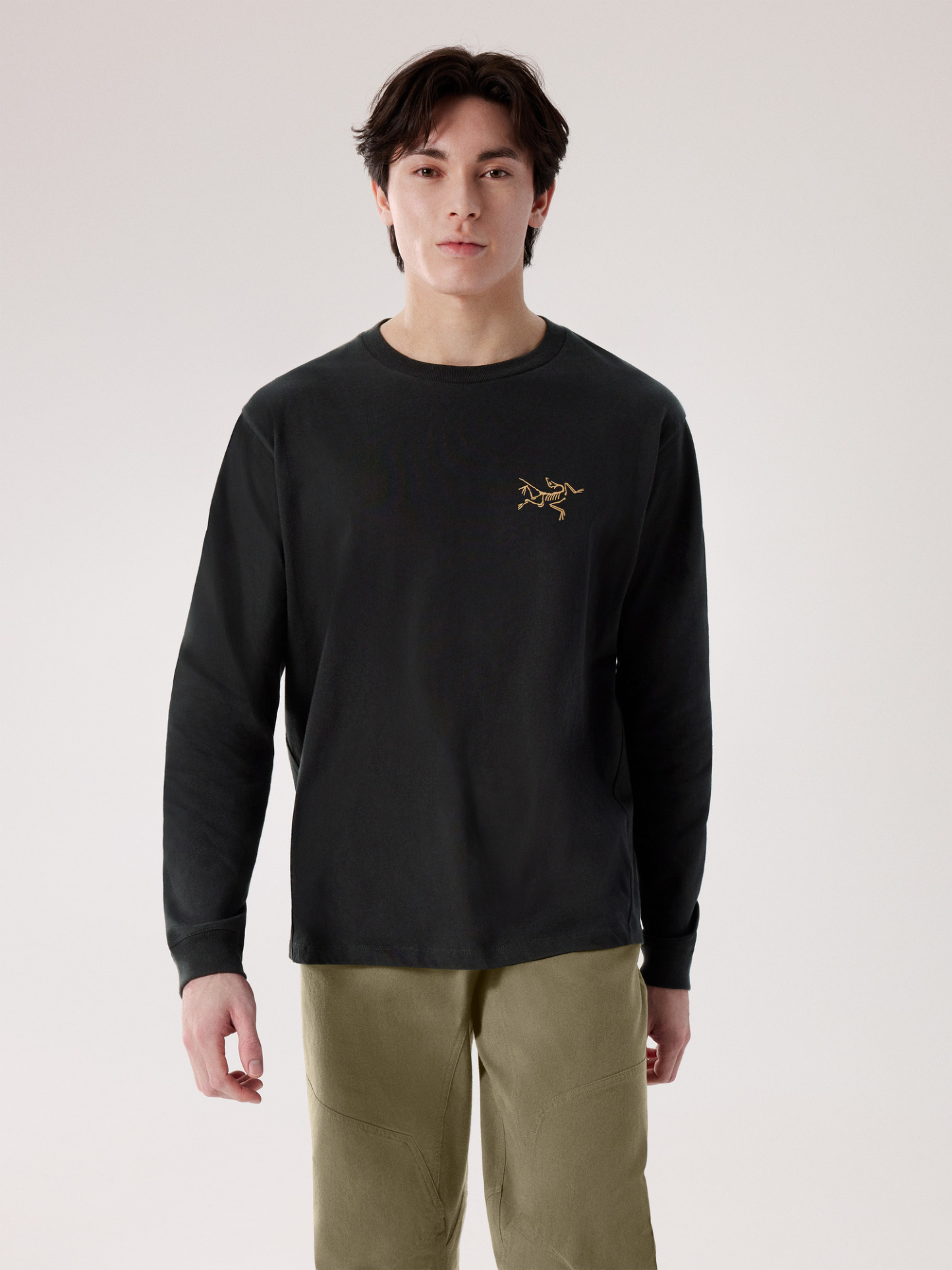 크래그 코튼 셔츠 LS 남성 - 24K BLACK - 1