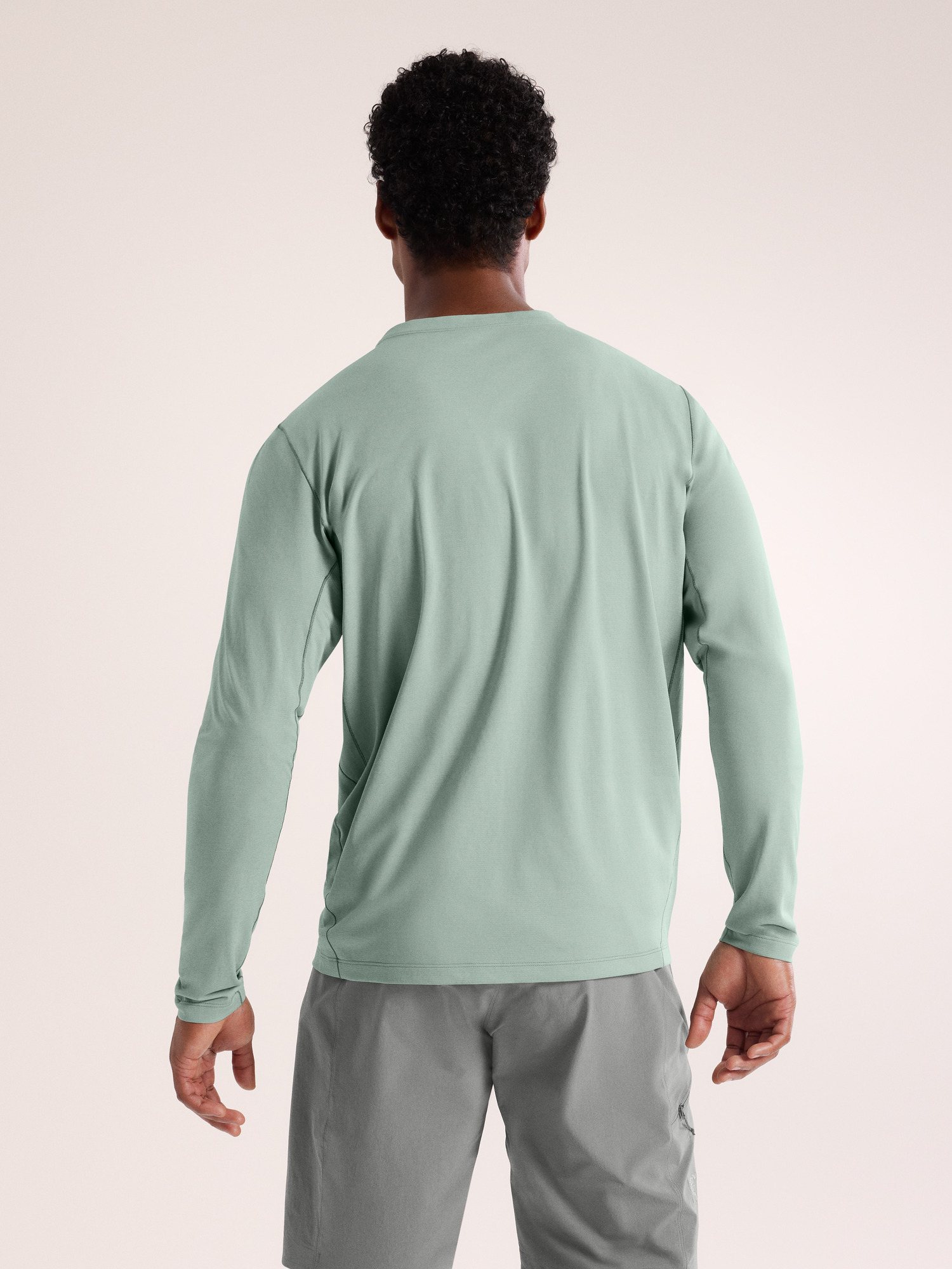 코막 크루 넥 셔츠 LS 남성 - STONE GREEN HEATHER - 4