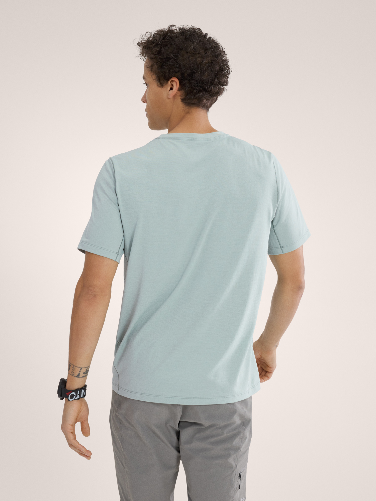 코막 로고 셔츠 SS 남성 - STONE GREEN HEATHER - 4