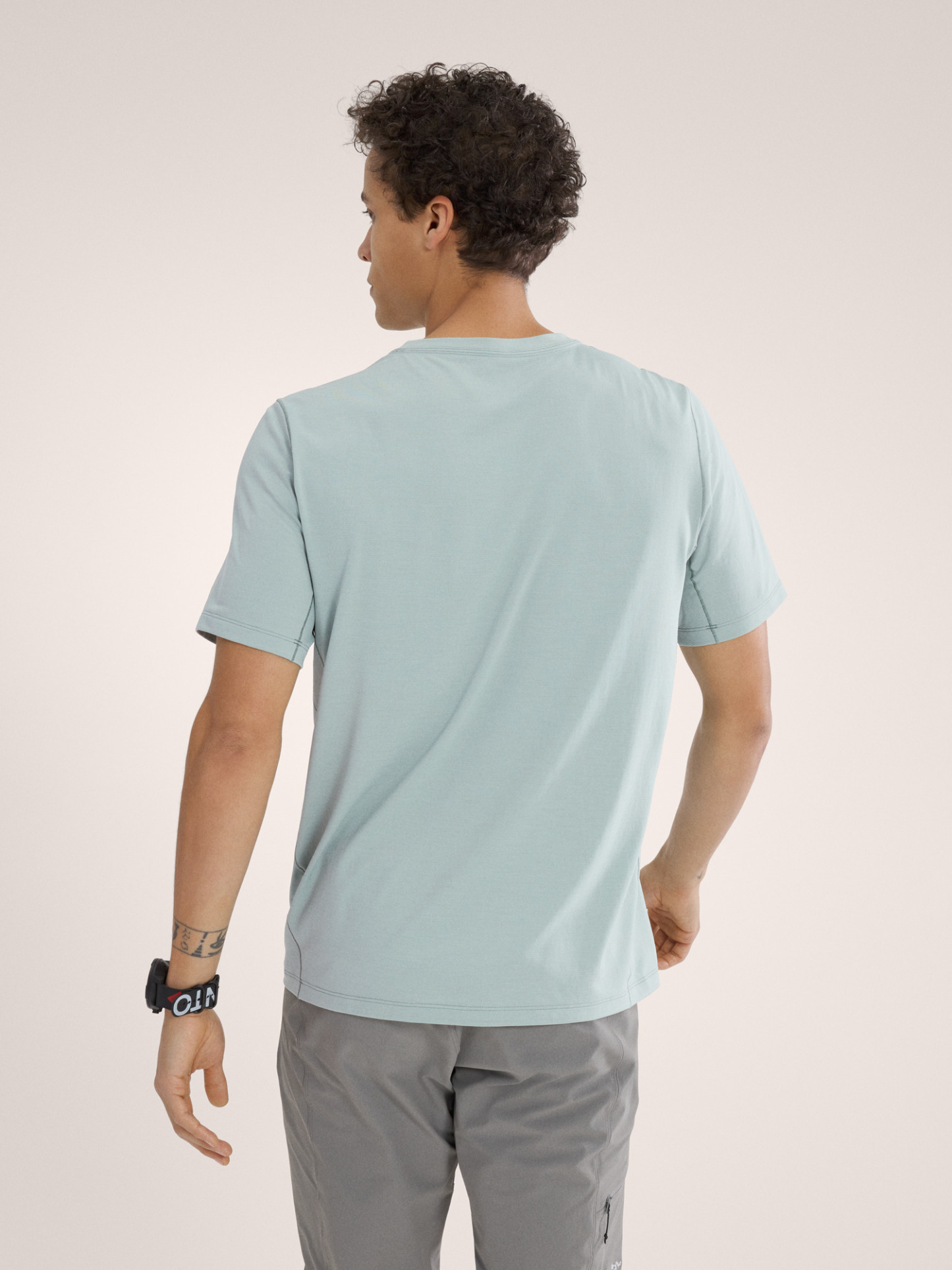 코막 로고 셔츠 SS 남성 - STONE GREEN HEATHER - 4