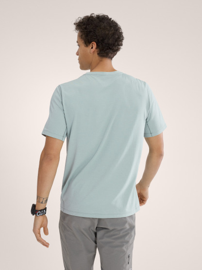 코막 로고 셔츠 SS 남성 - STONE GREEN HEATHER - 4