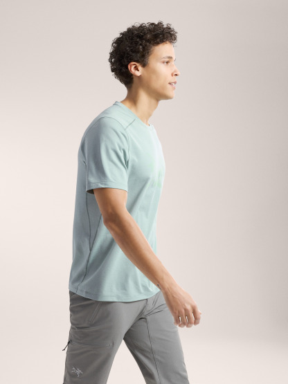 코막 로고 셔츠 SS 남성 - STONE GREEN HEATHER - 5